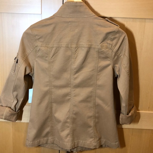 Dark Khaki Woven Jacket - Picture 8 of 8